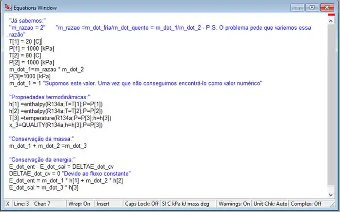 Reconsidere o Prob. 5–78. Usando o EES (ou outro programa)