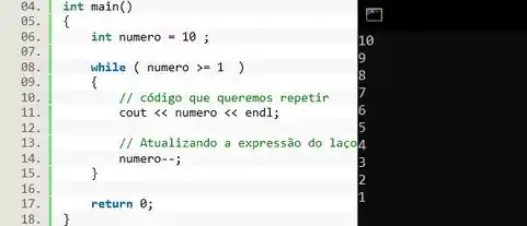 Estruturas de Repetição: while e do-while