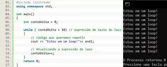 Estruturas de Repetição: while e do-while