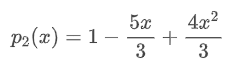 função de interpolação polinomial