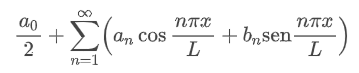 Expressão da série de fourier