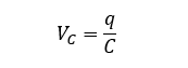 Diferença de potencial no capacitor