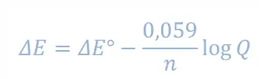 Equação de Nernst Simplificada