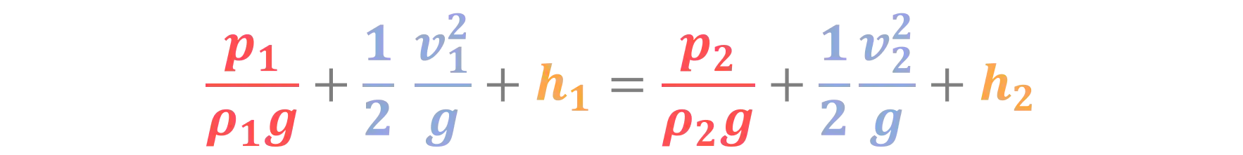 Equação de Bernoulli: Unidade de comprimento