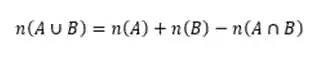 Fórmula união de dois conjuntos