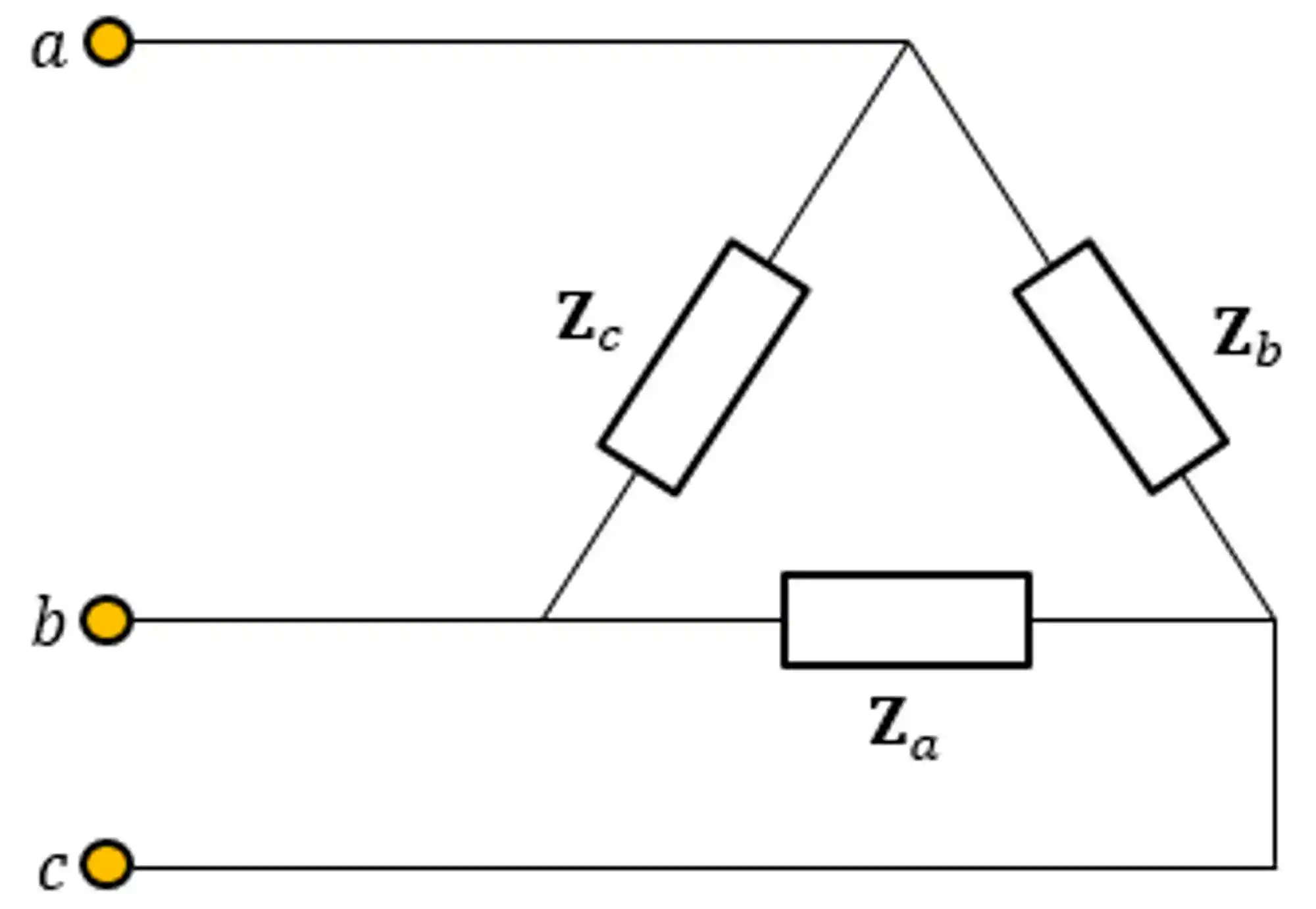 Carga Conectada em Triângulo: Representação