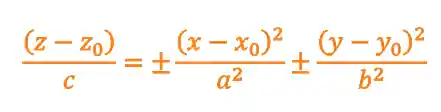 Equação geral de uma paraboloide