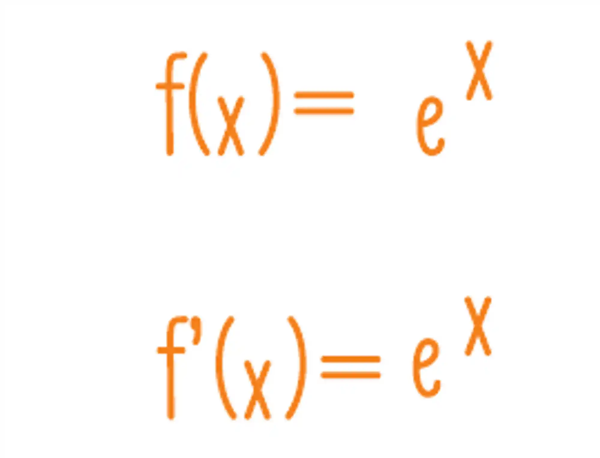 função exponencial na base e