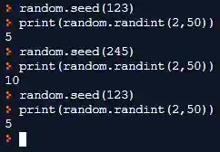 Função random.seed()