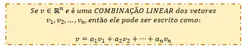 Definição formal de combinação linear