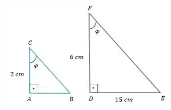 Triângulos similares